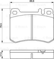 BOSCH 0 986 460 959 - Kit pastiglie freno, Freno a disco www.autoricambit.com