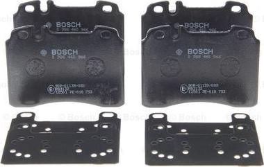 BOSCH 0 986 460 966 - Kit pastiglie freno, Freno a disco www.autoricambit.com