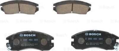 BOSCH 0 986 460 984 - Kit pastiglie freno, Freno a disco www.autoricambit.com