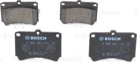 BOSCH 0 986 461 141 - Kit pastiglie freno, Freno a disco www.autoricambit.com