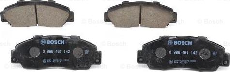 BOSCH 0 986 461 142 - Kit pastiglie freno, Freno a disco www.autoricambit.com