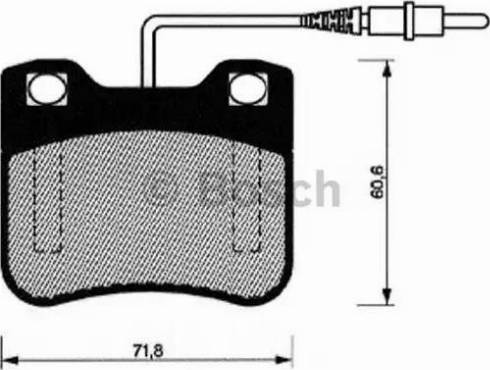 BOSCH 0 986 461 109 - Kit pastiglie freno, Freno a disco www.autoricambit.com