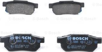 BOSCH 0 986 461 131 - Kit pastiglie freno, Freno a disco www.autoricambit.com