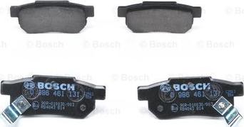 BOSCH 0 986 461 131 - Kit pastiglie freno, Freno a disco www.autoricambit.com