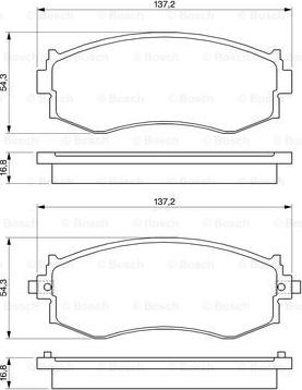 BOSCH 0 986 461 121 - Kit pastiglie freno, Freno a disco www.autoricambit.com