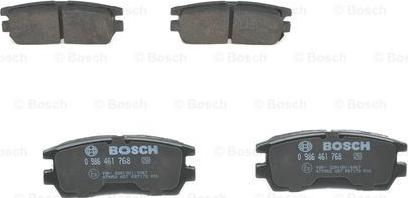 BOSCH 0 986 461 768 - Kit pastiglie freno, Freno a disco www.autoricambit.com