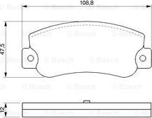 BOSCH 0 986 468 411 - Kit pastiglie freno, Freno a disco www.autoricambit.com