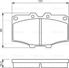 BOSCH 0 986 468 520 - Kit pastiglie freno, Freno a disco www.autoricambit.com