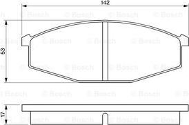 BOSCH 0 986 468 630 - Kit pastiglie freno, Freno a disco www.autoricambit.com