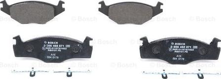 BOSCH 0 986 468 871 - Kit pastiglie freno, Freno a disco www.autoricambit.com