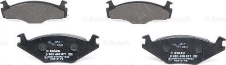 BOSCH 0 986 468 871 - Kit pastiglie freno, Freno a disco www.autoricambit.com