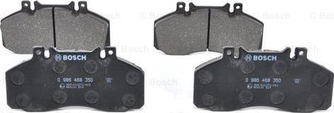 BOSCH 0 986 468 350 - Kit pastiglie freno, Freno a disco www.autoricambit.com