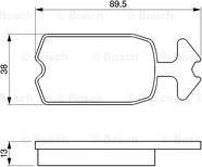 BOSCH 0 986 462 072 - Kit pastiglie freno, Freno a disco www.autoricambit.com