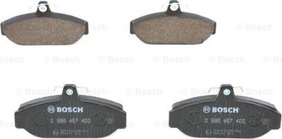 BOSCH 0 986 467 400 - Kit pastiglie freno, Freno a disco www.autoricambit.com