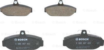 BOSCH 0 986 467 400 - Kit pastiglie freno, Freno a disco www.autoricambit.com