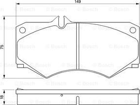 BOSCH 0 986 467 841 - Kit pastiglie freno, Freno a disco www.autoricambit.com