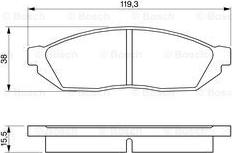 BOSCH 0 986 467 311 - Kit pastiglie freno, Freno a disco www.autoricambit.com