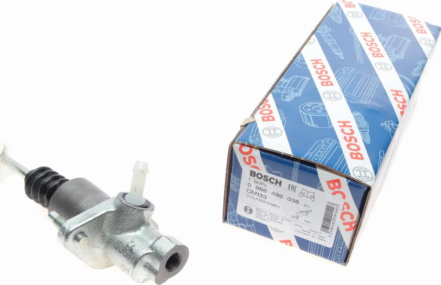 BOSCH 0 986 486 038 - Cilindro trasmettitore, Frizione www.autoricambit.com