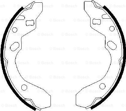 BOSCH 0 986 487 417 - Kit freno, freni a tamburo www.autoricambit.com