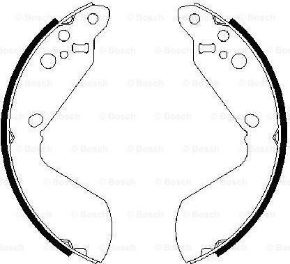 BOSCH 0 986 487 470 - Kit freno, freni a tamburo www.autoricambit.com