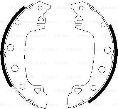 BOSCH 0 986 487 541 - Kit freno, freni a tamburo www.autoricambit.com