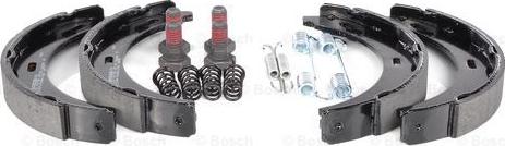 BOSCH 0 986 487 543 - Kit ganasce, Freno stazionamento www.autoricambit.com