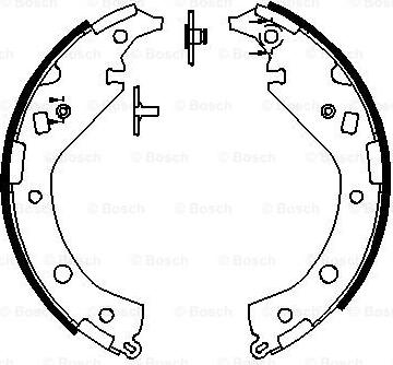 BOSCH 0 986 487 692 - Kit freno, freni a tamburo www.autoricambit.com