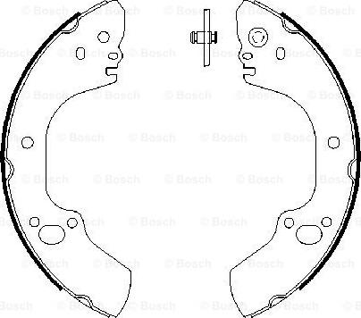 BOSCH 0 986 487 662 - Kit freno, freni a tamburo www.autoricambit.com