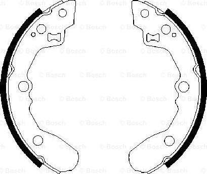 BOSCH 0 986 487 688 - Kit freno, freni a tamburo www.autoricambit.com