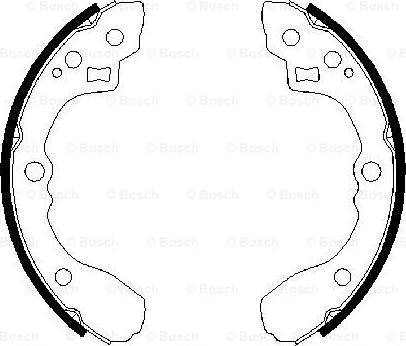 BOSCH 0 986 487 687 - Kit freno, freni a tamburo www.autoricambit.com