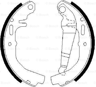 BOSCH 0 986 487 071 - Kit freno, freni a tamburo www.autoricambit.com