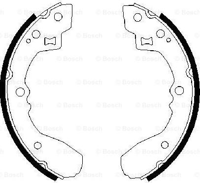 BOSCH 0 986 487 189 - Kit freno, freni a tamburo www.autoricambit.com