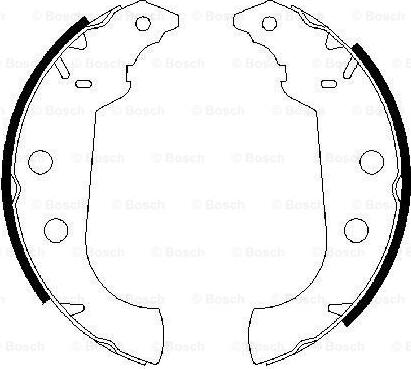 BOSCH 0 986 487 243 - Kit freno, freni a tamburo www.autoricambit.com