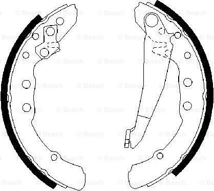 BOSCH 0 986 487 281 - Kit freno, freni a tamburo www.autoricambit.com