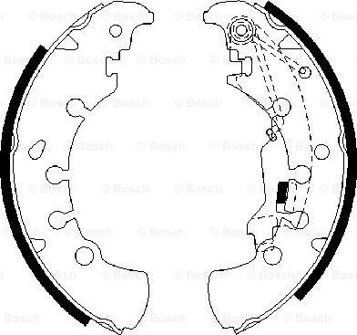 BOSCH 0 986 487 716 - Kit freno, freni a tamburo www.autoricambit.com