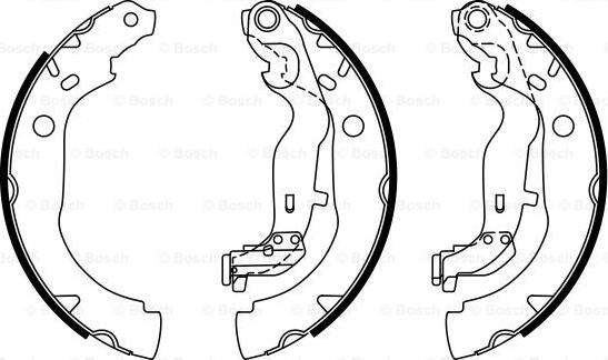 BOSCH 0 986 487 774 - Kit freno, freni a tamburo www.autoricambit.com