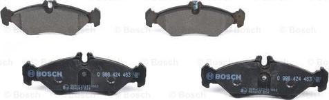 BOSCH 0 986 424 463 - Kit pastiglie freno, Freno a disco www.autoricambit.com