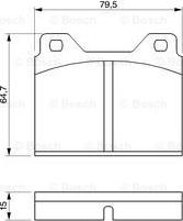 BOSCH 0 986 424 419 - Kit pastiglie freno, Freno a disco www.autoricambit.com