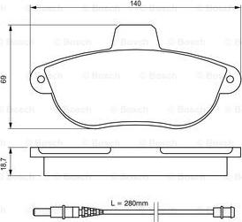 BOSCH 0 986 424 415 - Kit pastiglie freno, Freno a disco www.autoricambit.com