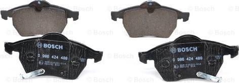 BOSCH 0 986 424 488 - Kit pastiglie freno, Freno a disco www.autoricambit.com