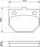 BOSCH 0 986 424 423 - Kit pastiglie freno, Freno a disco www.autoricambit.com