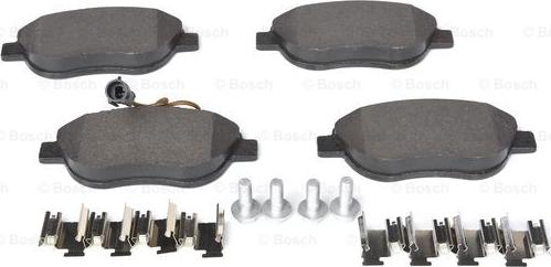 BOSCH 0 986 424 596 - Kit pastiglie freno, Freno a disco www.autoricambit.com