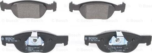 BOSCH 0 986 424 544 - Kit pastiglie freno, Freno a disco www.autoricambit.com