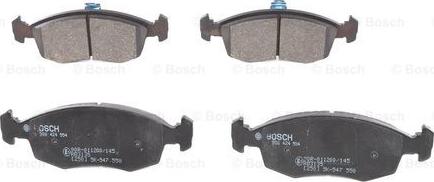 BOSCH 0 986 424 554 - Kit pastiglie freno, Freno a disco www.autoricambit.com