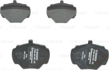 BOSCH 0 986 424 563 - Kit pastiglie freno, Freno a disco www.autoricambit.com