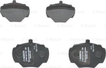 BOSCH 0 986 424 563 - Kit pastiglie freno, Freno a disco www.autoricambit.com