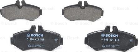 BOSCH 0 986 424 516 - Kit pastiglie freno, Freno a disco www.autoricambit.com