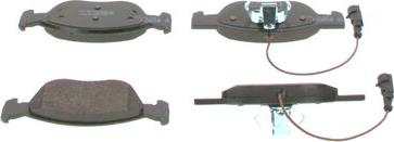 BOSCH 0 986 424 510 - Kit pastiglie freno, Freno a disco www.autoricambit.com