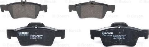 BOSCH 0 986 424 699 - Kit pastiglie freno, Freno a disco www.autoricambit.com