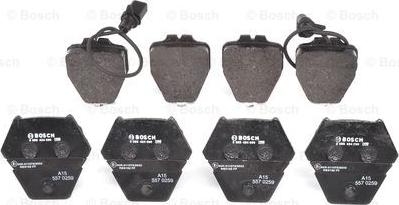 BOSCH 0 986 424 690 - Kit pastiglie freno, Freno a disco www.autoricambit.com